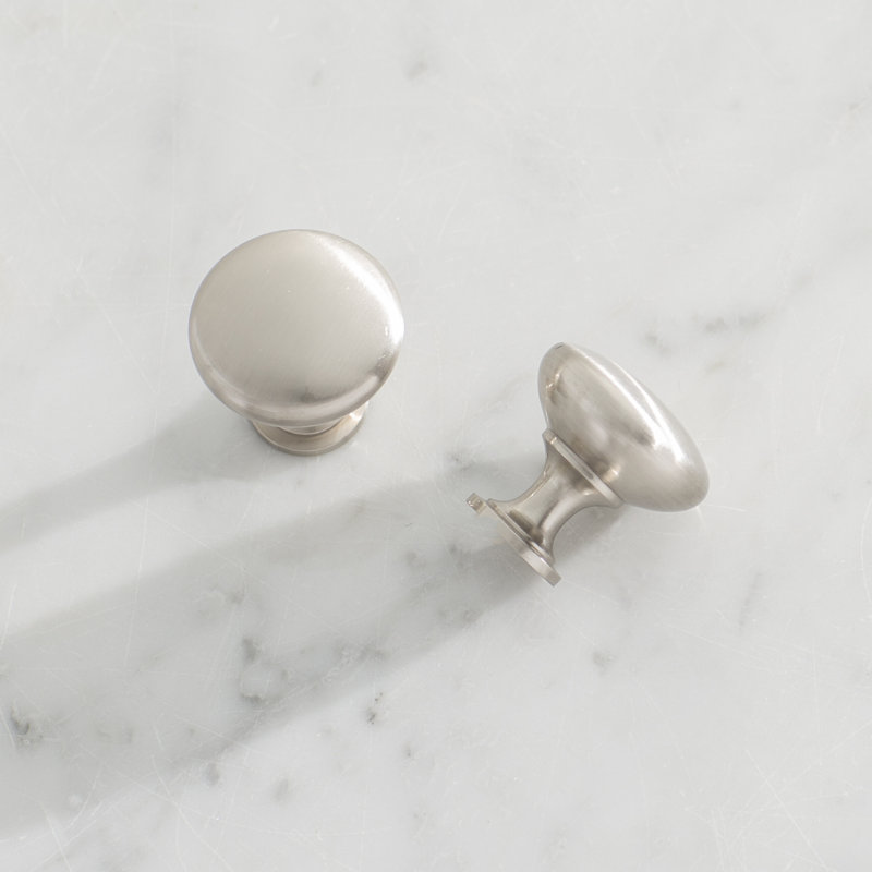 Wayfair Basics Knobs and Pulls 1 1/4" Diameter Mushroom Knob
